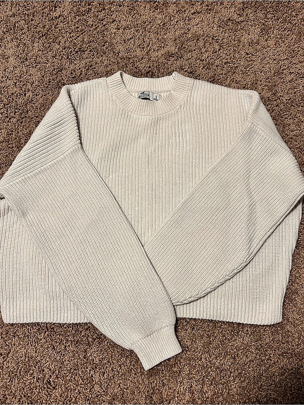 Hollister Ribbed Crewneck Sweater (Women’s S)